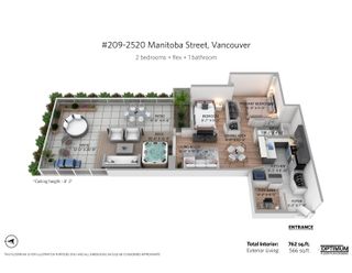 Photo 3: 209 2520 MANITOBA Street in Vancouver: Mount Pleasant VW Condo for sale (Vancouver West)  : MLS®# R2784638
