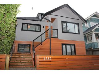 Photo 1: 1630 E 13TH AV in Vancouver: Grandview VE House for sale (Vancouver East)  : MLS®# V1032221