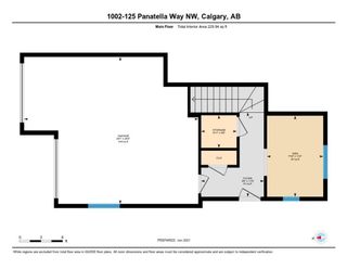 Photo 4: 1002 125 PANATELLA Way NW in Calgary: Panorama Hills Row/Townhouse for sale : MLS®# A1120145