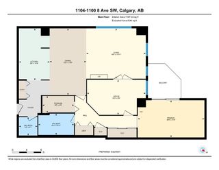 Photo 5: 1104 1100 8 Avenue SW in Calgary: Downtown West End Apartment for sale : MLS®# A1223828