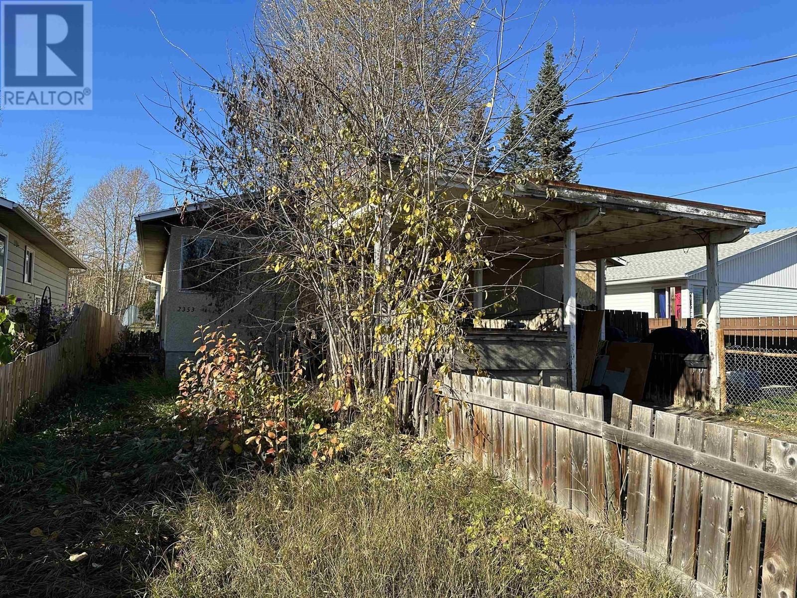Main Photo: 2353 QUINCE STREET in Prince George: House for sale : MLS®# R2824469