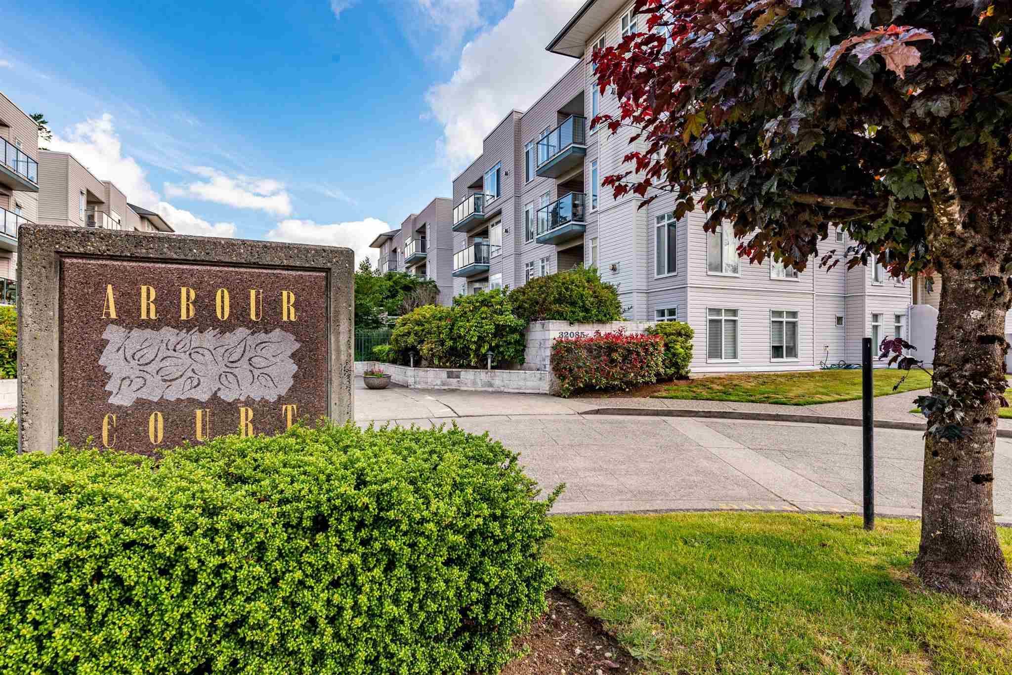 Main Photo: 213 32085 GEORGE FERGUSON Way in Abbotsford: Abbotsford West Condo for sale in "Arbour Court" : MLS®# R2594679