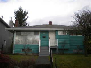 Photo 1: 2131 SCARBORO AV in Vancouver: Fraserview VE House for sale in "FRASERVIEW" (Vancouver East)  : MLS®# V926935