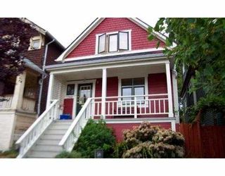 Photo 1: 1749 E 4TH AV in Vancouver: Grandview VE House for sale (Vancouver East)  : MLS®# V552770