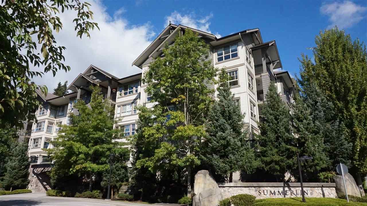 Main Photo: 407 2958 WHISPER Way in Coquitlam: Westwood Plateau Condo for sale in "SUMMERLIN AT SILVER SPRINGS" : MLS®# R2210046