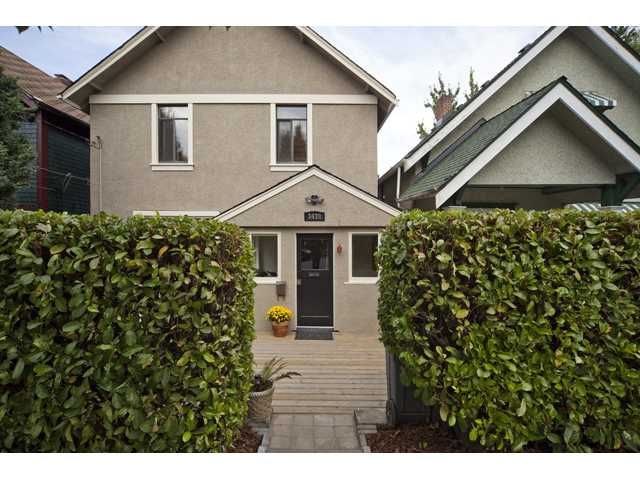 Main Photo: 3438 SOPHIA ST in Vancouver: Main House for sale in "MAIN" (Vancouver East)  : MLS®# V909063