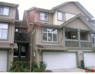 Photo 1: 26 6050 166TH Street in Surrey: Cloverdale BC Townhouse for sale in "WESTFIELD" (Cloverdale)  : MLS®# F2831331
