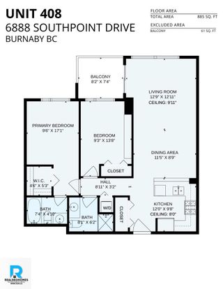Photo 12: 408 6888 SOUTHPOINT Drive in Burnaby: South Slope Condo for sale in "CORTINA" (Burnaby South)  : MLS®# R2779916