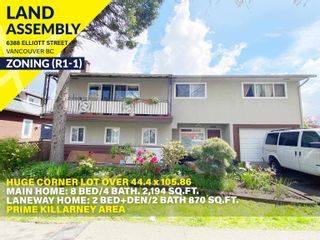 Photo 1: 6388 ELLIOTT Street in Vancouver: Killarney VE House for sale (Vancouver East)  : MLS®# R2878179