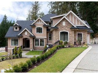 Main Photo: 1471 CRYSTAL CREEK DRIVE: Anmore House for sale (Port Moody)  : MLS®# V1140761