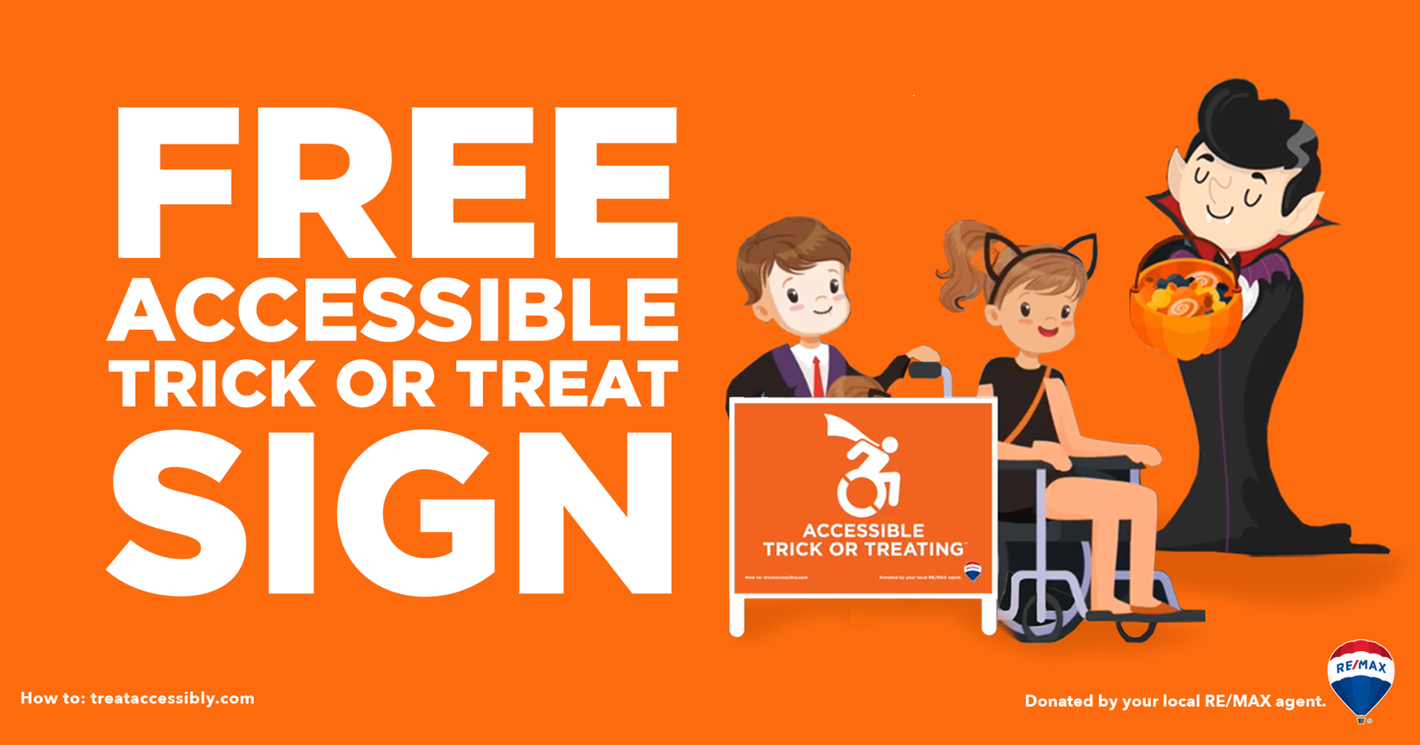 FREE Trick or Treat Accessibility Signs!