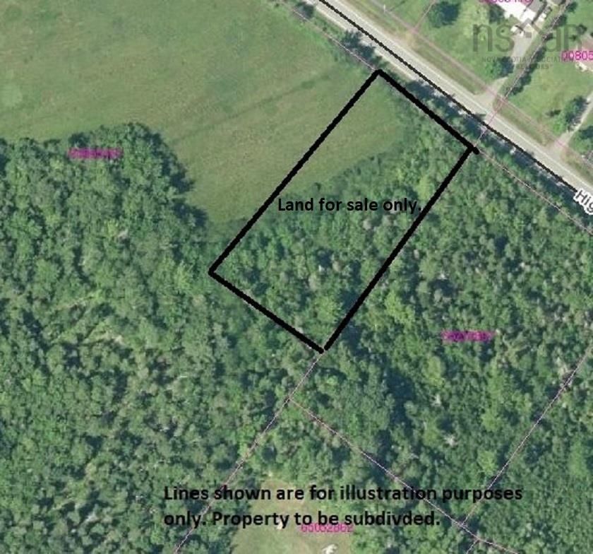 Main Photo: 2.5 acres Highway 106 in Haliburton: 108-Rural Pictou County Vacant Land for sale (Northern Region)  : MLS®# 202300883