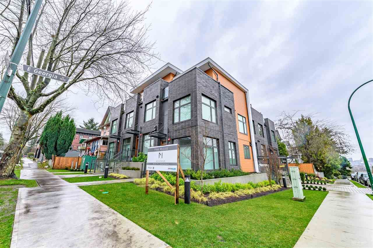 Main Photo: TH2 1882 E GEORGIA STREET in Vancouver: Grandview Woodland Townhouse for sale (Vancouver East)  : MLS®# R2532739