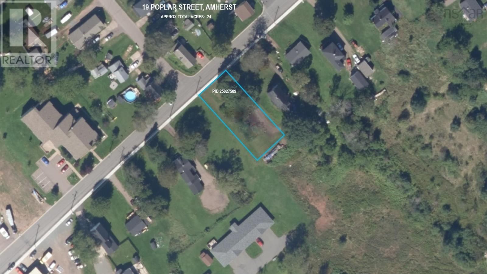 Main Photo: 19 Poplar Street in Amherst: Vacant Land for sale : MLS®# 202317661