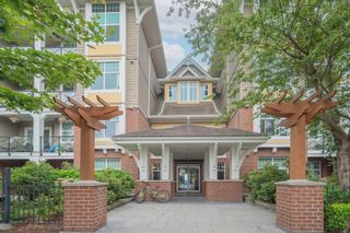 Photo 1: 213 17712 57A Avenue in Surrey: Cloverdale BC Condo for sale in "West on the Village Walk" (Cloverdale)  : MLS®# R2809897
