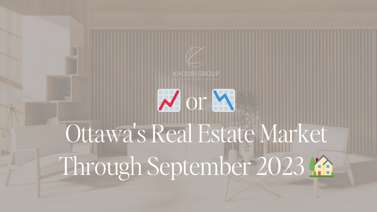 📈 or 📉 ??? Ottawa's Real Estate Market Through September 2023 🏡