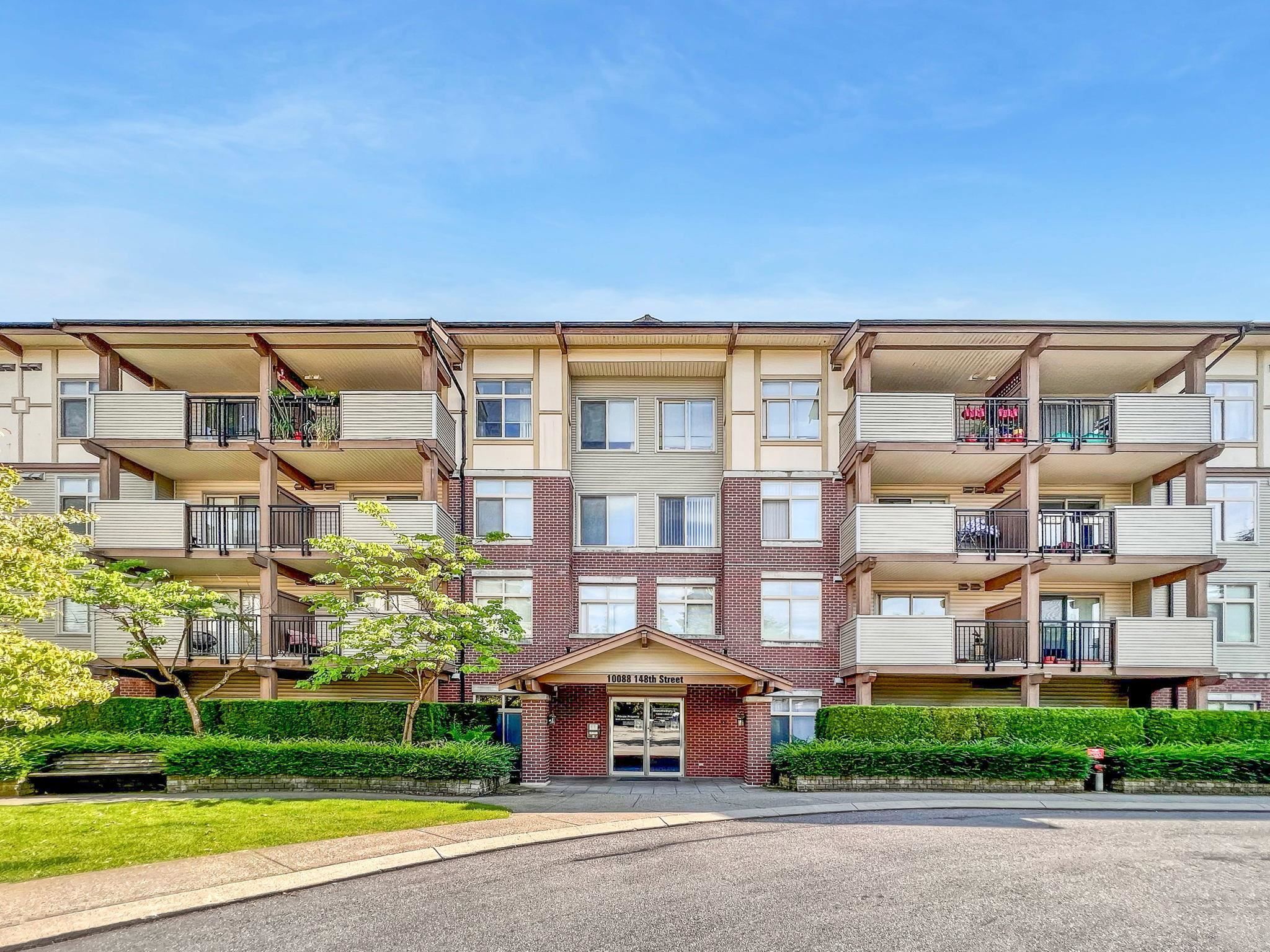 Main Photo: 206 10088 148 Street in Surrey: Guildford Condo for sale in "Guildford Park Place - Bloomsbur" (North Surrey)  : MLS®# R2704549