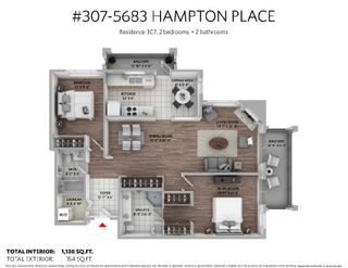 Photo 18: 307 5683 HAMPTON Place in Vancouver: University VW Condo for sale in "WYNDHAM HALL" (Vancouver West)  : MLS®# R2318427
