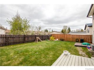 Photo 20: 153 Meadow Gate Drive in Winnipeg: Transcona Residential for sale (North East Winnipeg)  : MLS®# 1611269