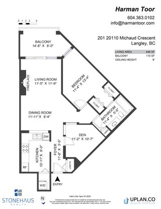 Photo 2: 201 20110 MICHAUD Crescent in Langley: Langley City Condo for sale : MLS®# R2875243