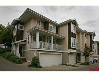 Photo 1: 38 15030 58TH Avenue in Surrey: Sullivan Station Townhouse for sale in "SUMMERLEAF" : MLS®# F2910550
