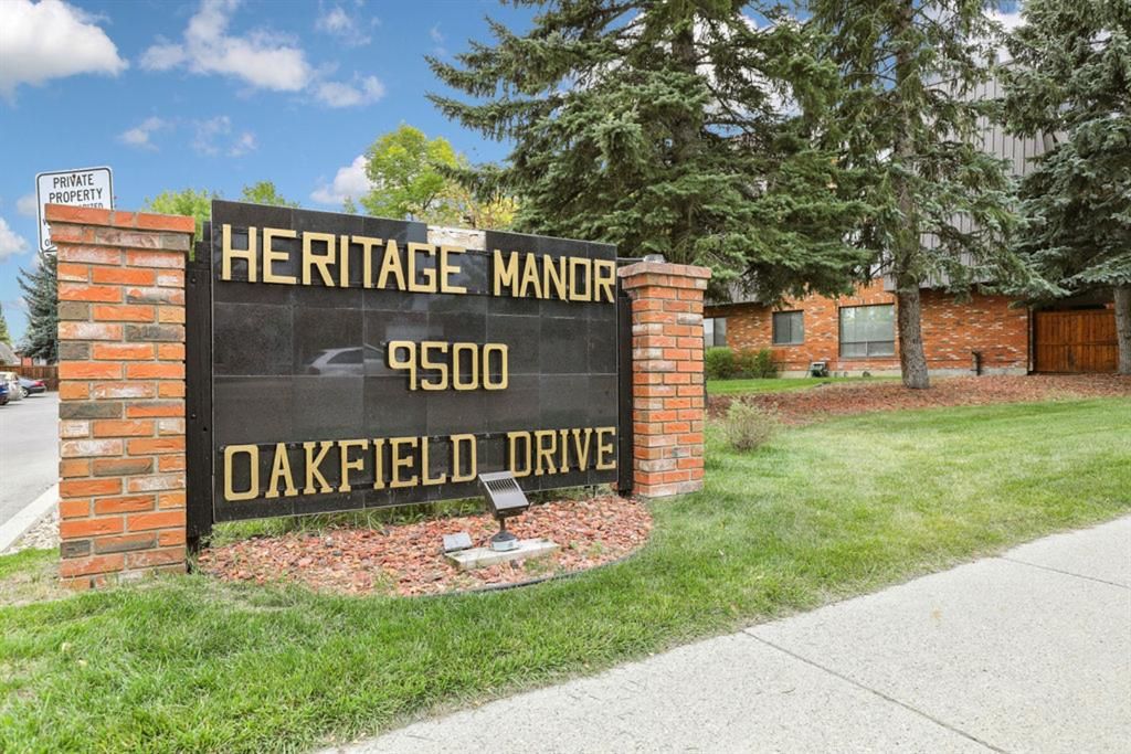 Main Photo: 211 9500 Oakfield Drive SW in Calgary: Oakridge Apartment for sale