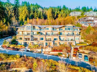 Photo 1: 102 2575 GARDEN COURT in West Vancouver: Whitby Estates Townhouse for sale in "AERIE, Whitby Estate" : MLS®# R2834939
