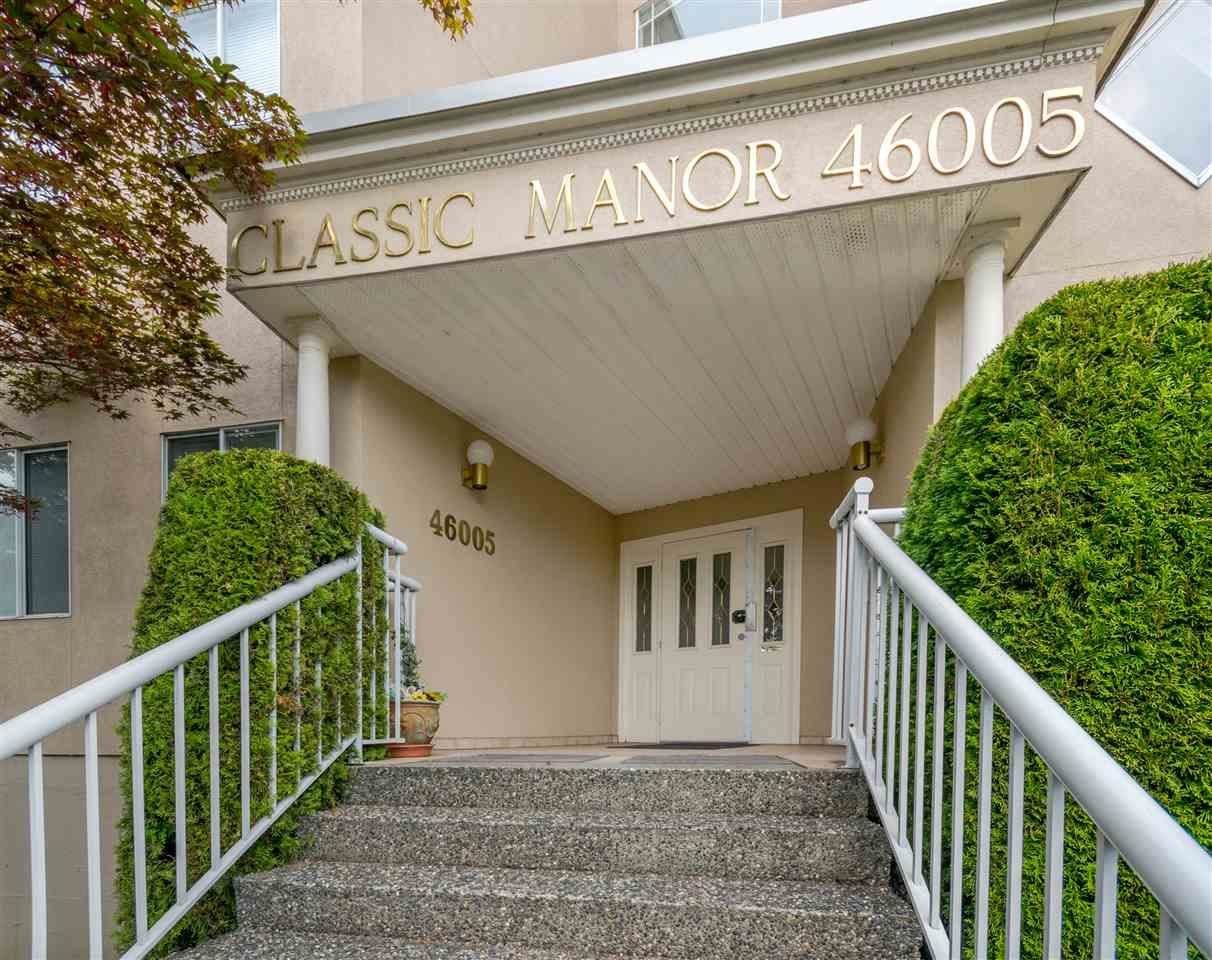 Photo 2: Photos: 306 46005 BOLE Avenue in Chilliwack: Chilliwack Proper East Condo for sale in "Classic Manor" : MLS®# R2705010