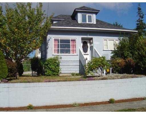 Main Photo: 1321 NANAIMO ST in New Westminster: West End NW House for sale : MLS®# V558578