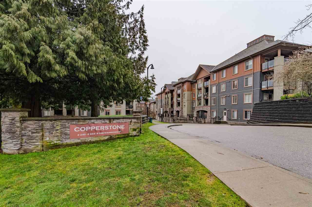Main Photo: 3415 240 SHERBROOKE Street in New Westminster: Sapperton Condo for sale in "COPPERSTONE" : MLS®# R2442030