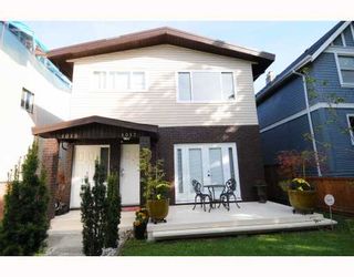 Photo 1: 1017 E 11TH Avenue in Vancouver: Mount Pleasant VE 1/2 Duplex for sale (Vancouver East)  : MLS®# V789077