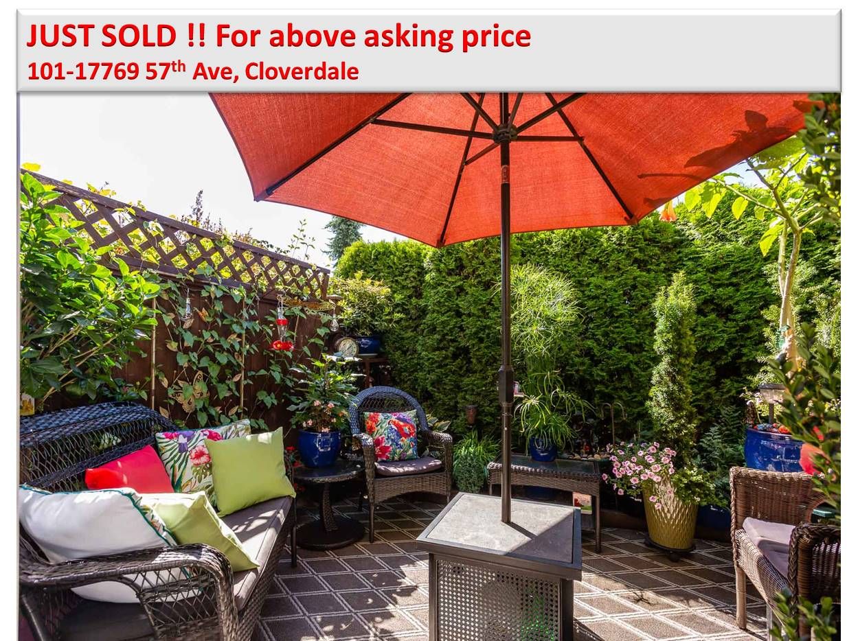 Just Sold - Above Asking Price !! 101 17769 57 AVE., Clov.