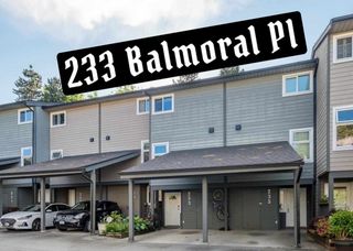 Photo 1: 233 BALMORAL Place in Port Moody: North Shore Pt Moody Townhouse for sale in "Balmoral Place" : MLS®# R2585129