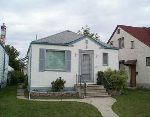 Main Photo: 500 MCKENZIE Street in WINNIPEG: North End Single Family Detached for sale (North West Winnipeg)  : MLS®# 2715103