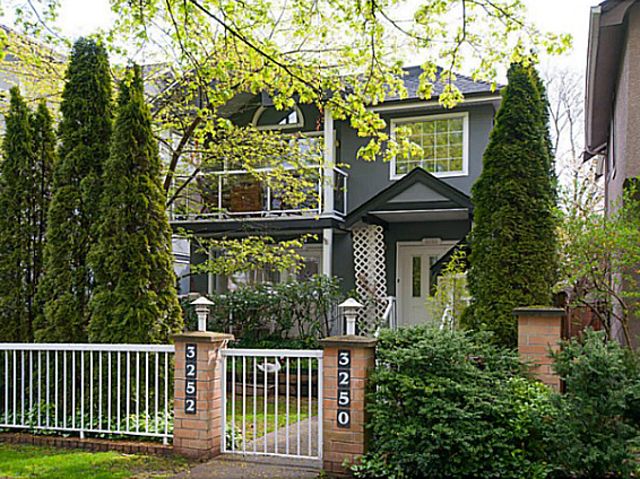 Main Photo: 3250 Quebec Street in Vancouver: Main Townhouse for sale (Vancouver East)  : MLS®# V1085881