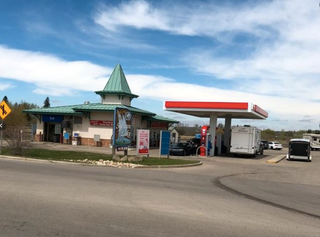 Photo 1: Gas station for sale Red Deer Alberta: Business with Property for sale