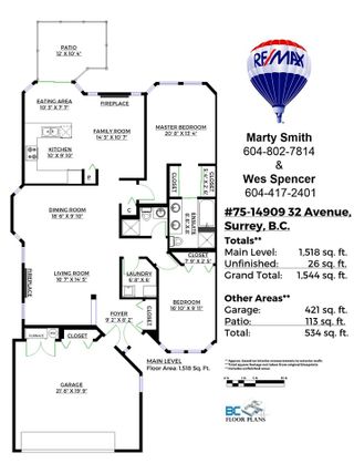 Photo 18: 75 14909 32 Avenue in Surrey: King George Corridor Townhouse for sale in "Ponderosa" (South Surrey White Rock)  : MLS®# R2127199
