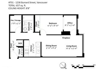 Photo 30: 701 1238 BURRARD Street in Vancouver: Downtown VW Condo for sale in "Altadena" (Vancouver West)  : MLS®# R2853461