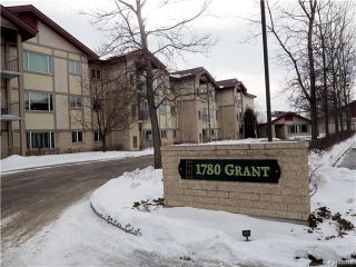 Photo 1: 307E 1780 Grant Av in Winnipeg: River Heights Condominium for sale (1D)  : MLS®# 1703121