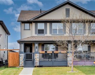 Photo 1: 2098 Luxstone Boulevard SW: Airdrie Semi Detached for sale : MLS®# A1224638
