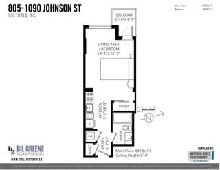 Photo 16: 805 1090 Johnson St in Victoria: Vi Downtown Condo for sale : MLS®# 878694