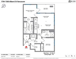 Photo 2: 1704 1568 ALBERNI Street in Vancouver: West End VW Condo for sale (Vancouver West)  : MLS®# R2870903