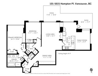 Photo 20: 101 5615 HAMPTON Place in Vancouver: University VW Condo for sale in "BALMORAL" (Vancouver West)  : MLS®# R2738293