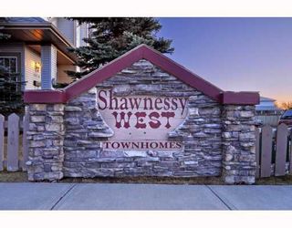 Photo 1: 36 SHAWBROOKE Court SW in CALGARY: Shawnessy Townhouse for sale (Calgary)  : MLS®# C3401716
