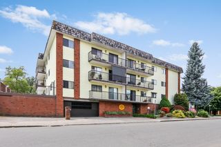 Photo 1: 108 9417 NOWELL Street in Chilliwack: Chilliwack Downtown Condo for sale in "THE AMBASSADOR" : MLS®# R2783624