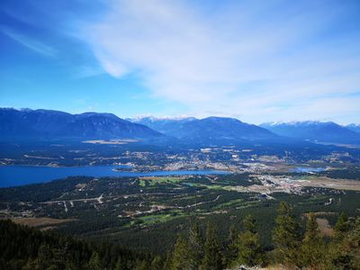 Invermere and surround area from Mt. Swansea