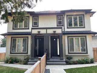 Photo 1: 3596 MONMOUTH Avenue in Vancouver: Collingwood VE 1/2 Duplex for sale (Vancouver East)  : MLS®# R2784446