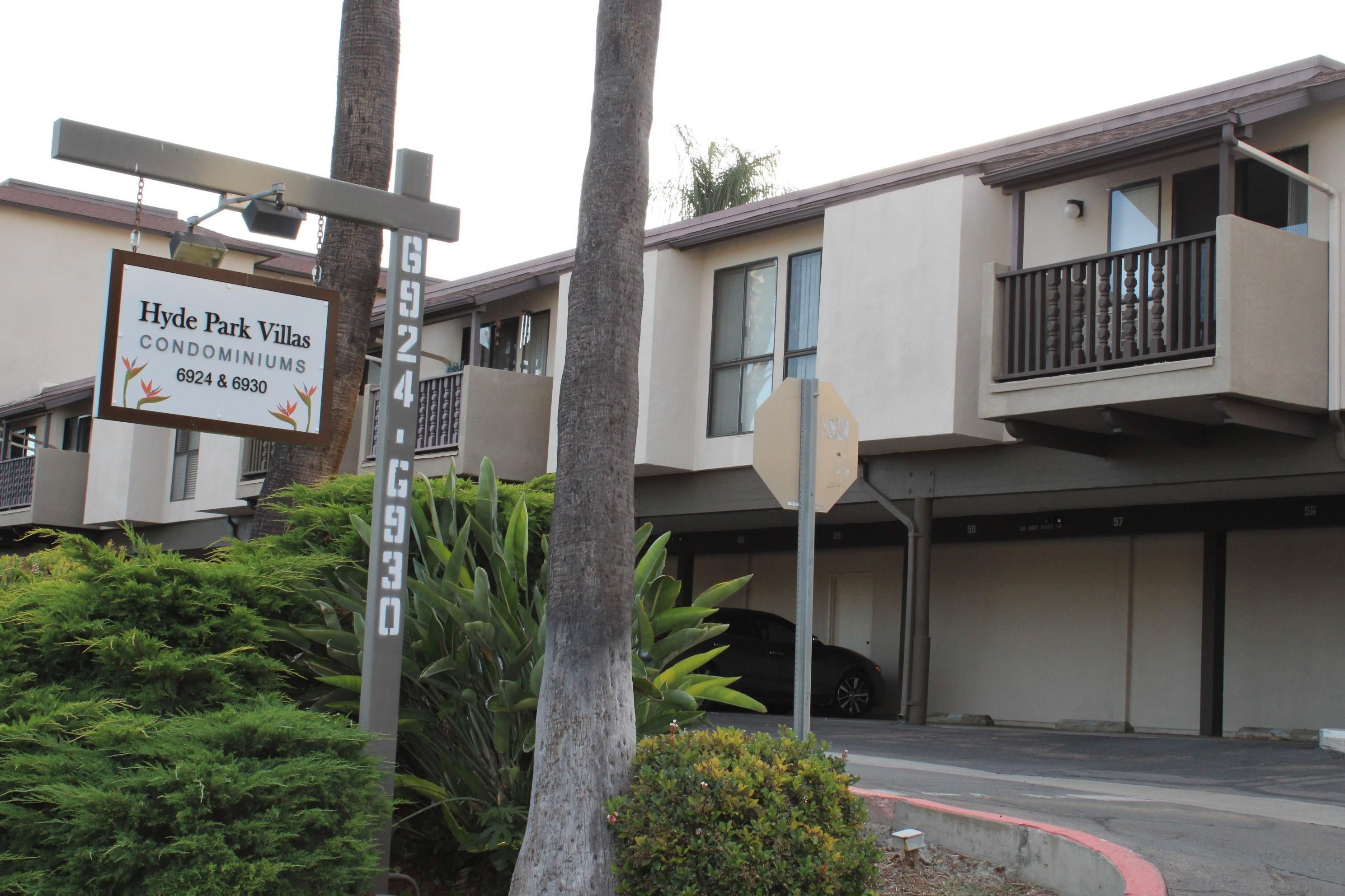 Main Photo: SAN CARLOS Condo for sale : 1 bedrooms : 6924 Hyde Park Dr #101 in San Diego