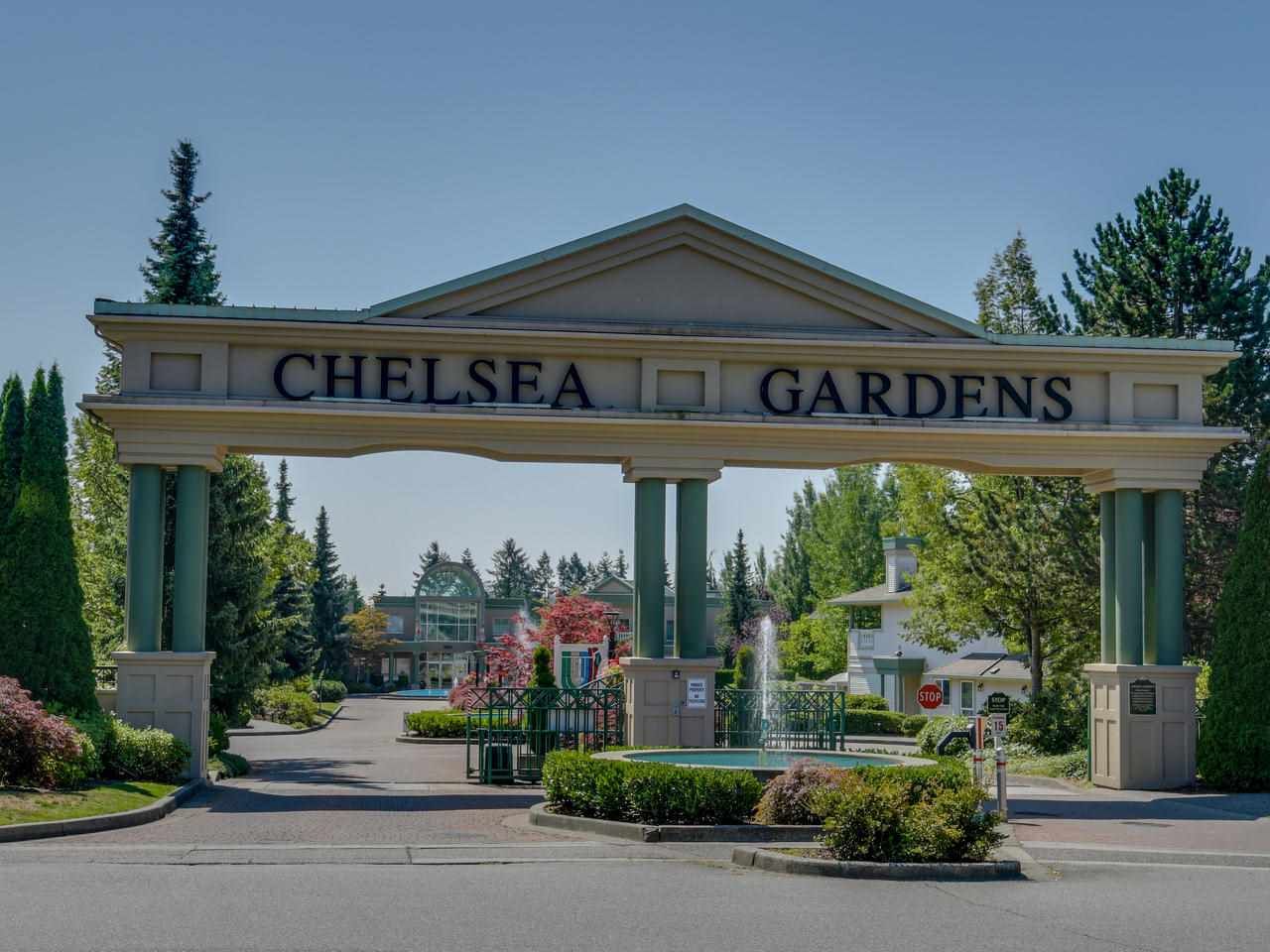 Award Winning Chelsea Gardens! A Gated Community - A Resort Lifestyle for 19+ Adults. Cul-de-Sac entrance with water fountain features.  23 acres of landscaped, manicured gardens, gazebos and common pathways with seating areas