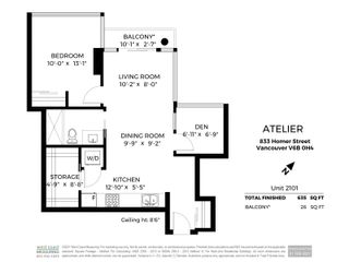 Photo 32: 2101 833 HOMER Street in Vancouver: Downtown VW Condo for sale in "THE ATELIER" (Vancouver West)  : MLS®# R2815785
